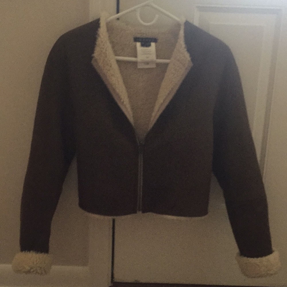 Gorgeous THEORY Shearling Jacket Petite